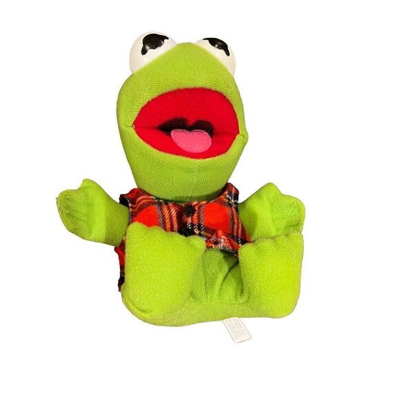 Vintage 80’ Baby Miss Peggy and Baby Kermit Muppet Babies Plushies - Picture 6 of 10